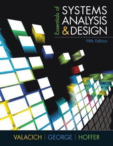 Essentials Of Systems Analysis And Design 5Th