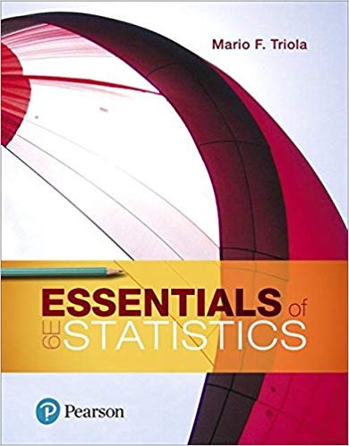 Essentials of Statistics 6th by Mario F Triola