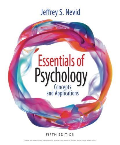 Essentials Of Psychology Concepts And Applicationsth 5Th