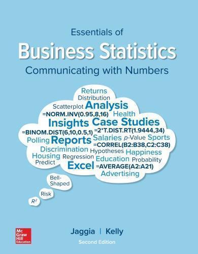 Essentials Of Business Statistics Communicating With Numbers 2Nd