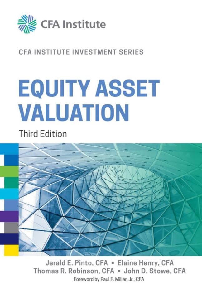 Equity Asset Valuation 3rd 3E Jerald Pinto
