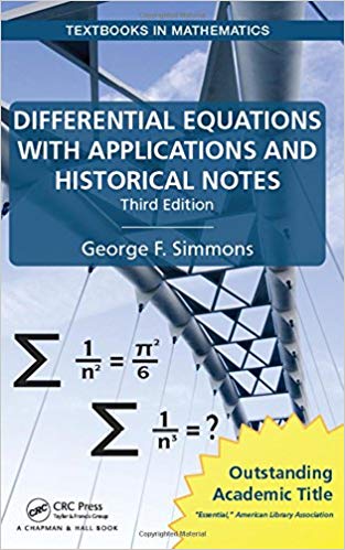 Differential Equations with Applications and Historical Notes 3rd