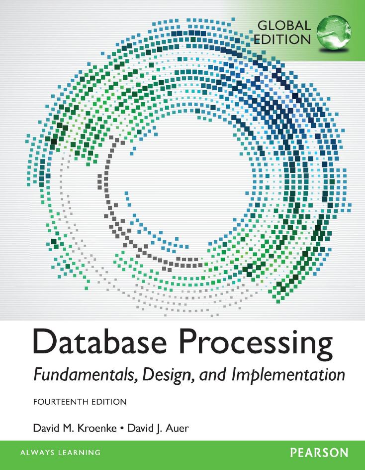 Database Processing 14th 14E David Kroenke