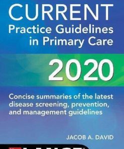 Current Practice Guidelines In Primary Care 2020