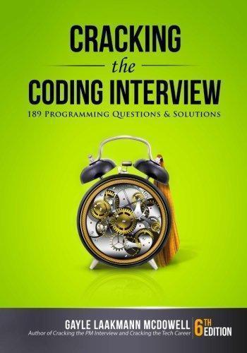 Cracking The Coding Interview 189 Programming Questions And Solutions 6Th
