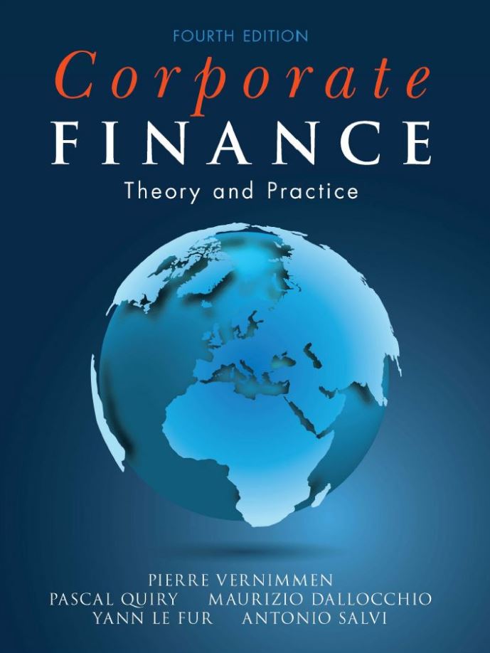 Corporate Finance Theory and Practice 4th 4E