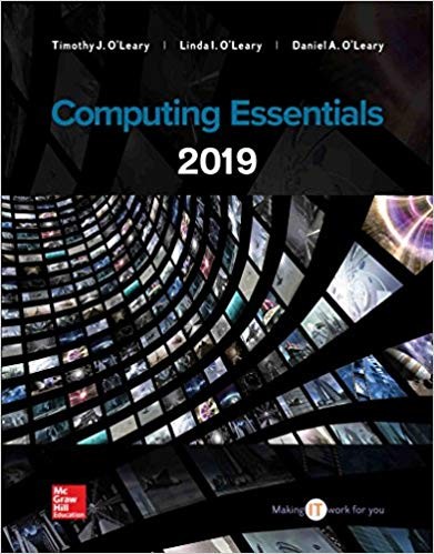 Computing Essentials 2019 27th by Timothy O8217Leary