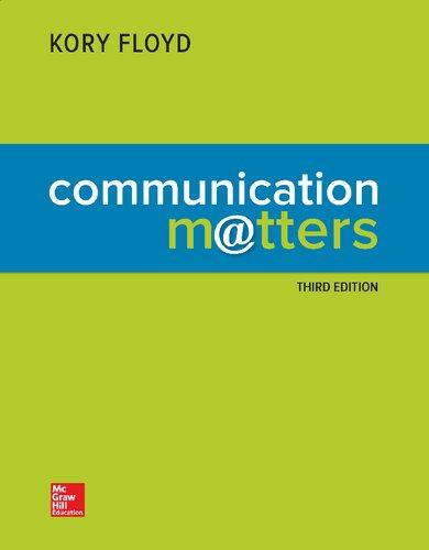 Communication Matters 3Rd