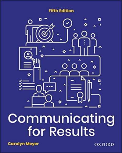 Communicating for Results A Canadian Student8217s Guide 5th Fifth