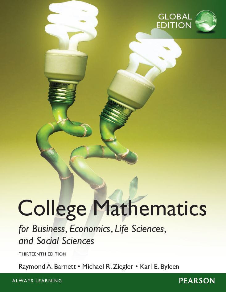 College Mathematics 13th 13E Raymond Barnett