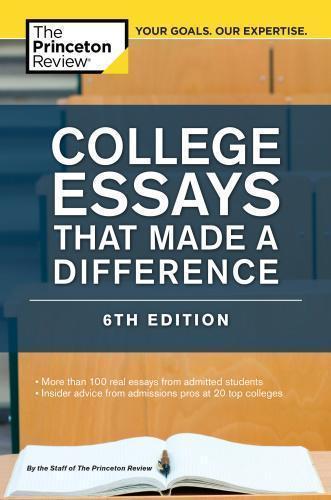 College Essays That Made A Difference 6Th