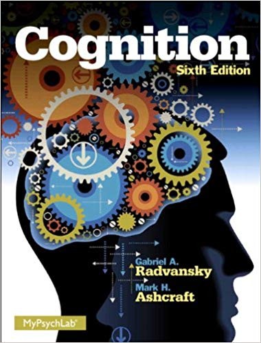 Cognition 6th by Mark H Ashcraft