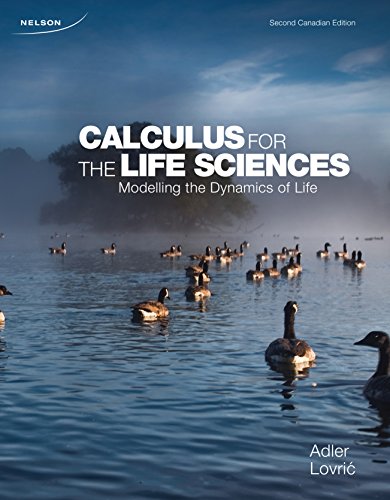 Calculus for the Life Sciences 2nd Canadian