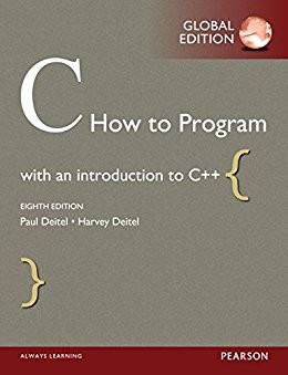 C How to Program Global 8th by Paul Deitel