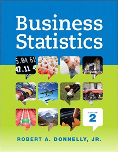Business Statistics 2nd by Robert A Donnelly