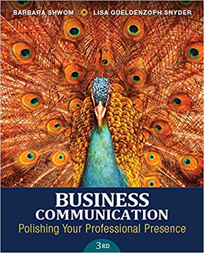 Business Communication Polishing Your Professional Presence 3rd