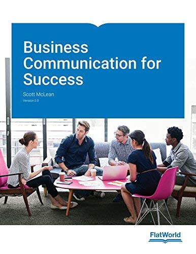 Business Communication for Success 20 by Scott McLean