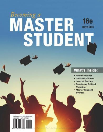 Becoming A Master Student 16Th