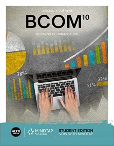 BCOM 10th by Carol M Lehman