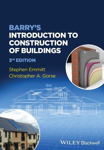 Barrys Introduction To Construction Of Buildings 3Rd