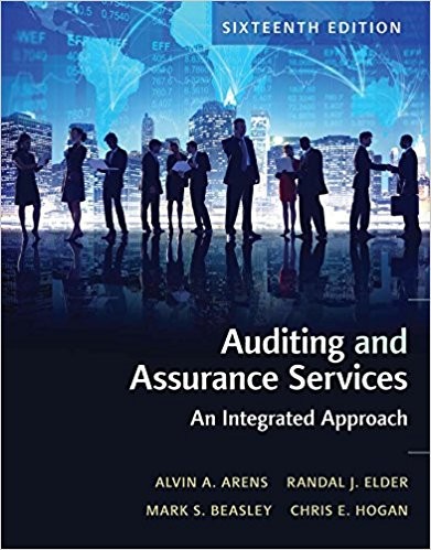 Auditing and Assurance Services 16th by Alvin A Arens