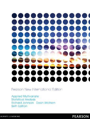 Applied Multivariate Statistical Analysis 6Th