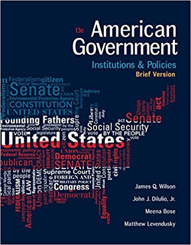 American Government Institutions and Policies Brief Version 13th