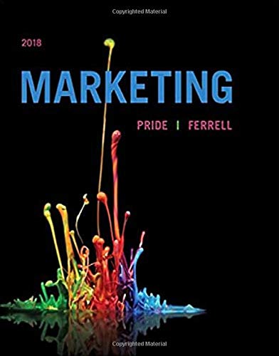 Marketing 2018 19th by William M Pride ltbrgt