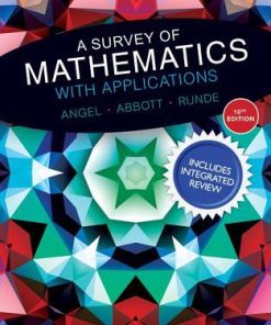 A Survey Of Mathematics With Applications 10Th