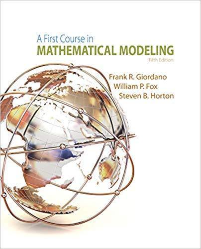 A First Course In Mathematical Modeling 5Th