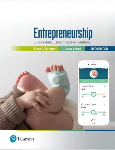 Entrepreneurship successfully launching new ventures