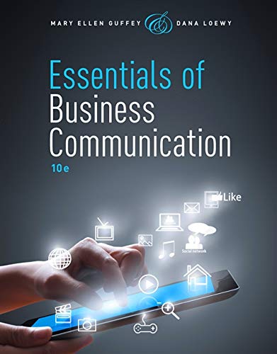 Essentials of Business Communication 8211 10th
