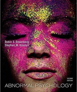 Abnormal Psychology 2Nd Rosenberg
