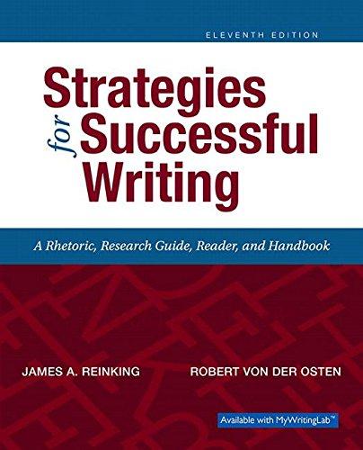 Strategies For Successful Writing 11Th