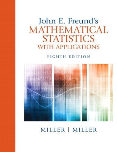 John E Freunds Mathematical Statistics With Applications 8Th