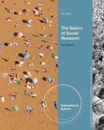 The Basics Of Social Research 6Th