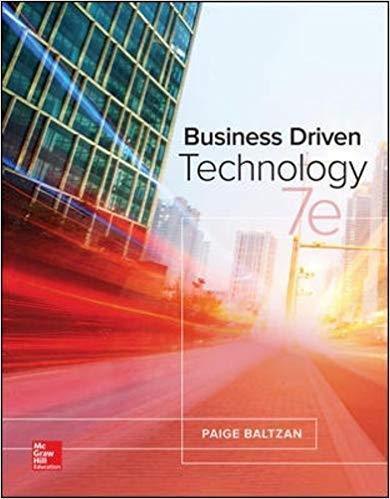 Business Driven Technology 7Th
