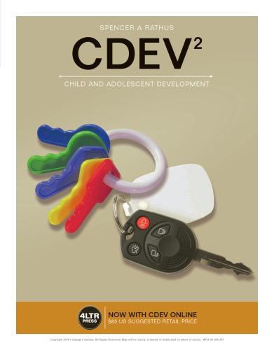 Cdev2 Child And Adolescent Development 2Nd