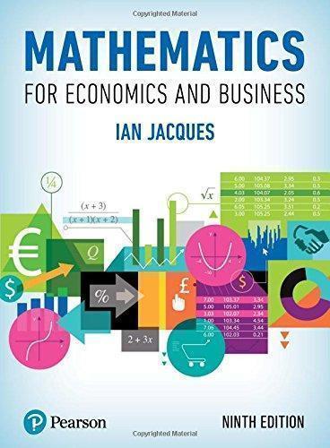 Mathematics For Economics And Business 9Th