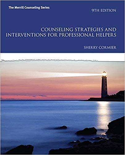 Counseling Strategies And Interventions For Professional Helpers 9Th