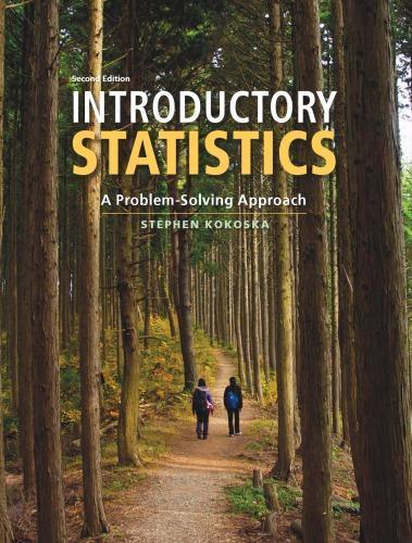 Introductory Statistics A Problem Solving Approach 2Nd