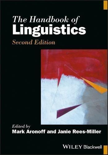 The Handbook Of Linguistics 2Nd