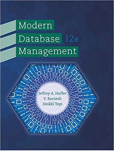 Modern Database Management 12Th