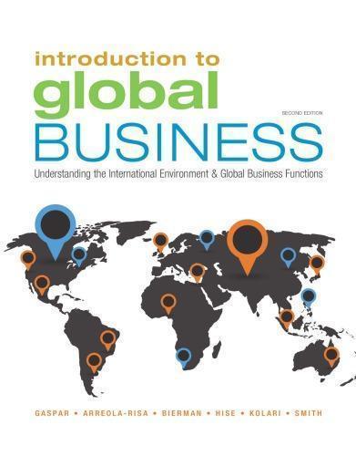 Introduction to Global Business Understanding the International Environment ampamp Global Business Functions 2nd