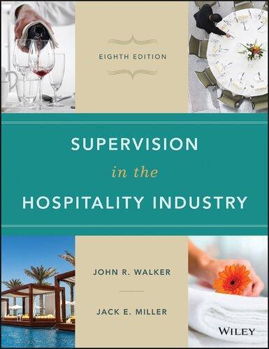 Supervision In The Hospitality Industry 8Th