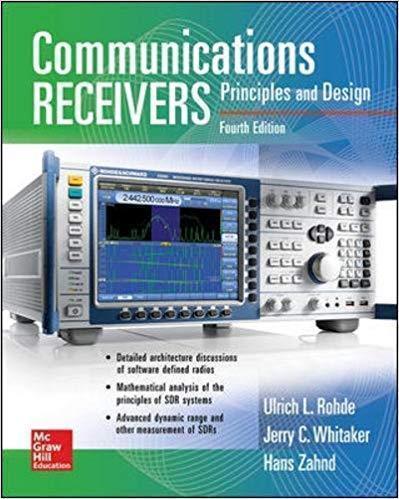 Communications Receivers Principles And Design 4Th