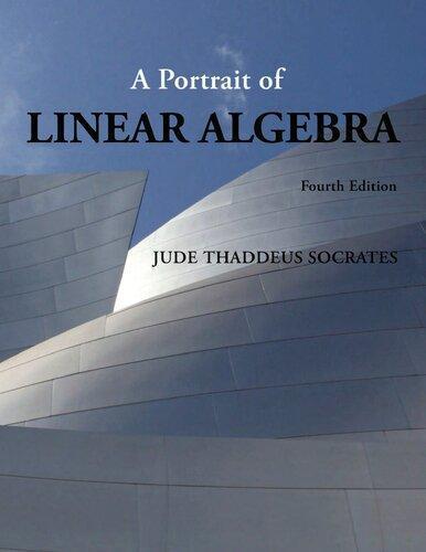 A Portrait Of Linear Algebra 4Th