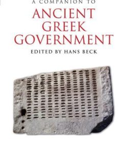 A Companion To Ancient Greek Government