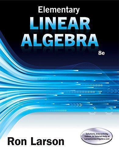 Elementary Linear Algebra 8Th