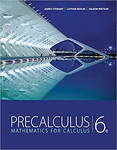 Precalculus Mathematics For Calculus 6Th